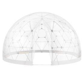 VEVOR Garden Dome Igloo Tent House, 12 FT Dome Tent, Upgraded Garden Igloo with PVC Transparent Cover and Window