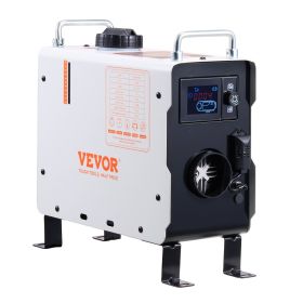 VEVOR 2KW Diesel Heater, 12V/24V All in One Diesel Air Heater, with Bluetooth APP Control, Remote Control and Display Screen, CO Alarm
