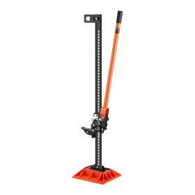 VEVOR Farm Jack with Base, 60" Utility High Lift Farm Jack, 3.18 Ton (7,000 lbs) Capacity Ratcheting Off Road Utility Jacks