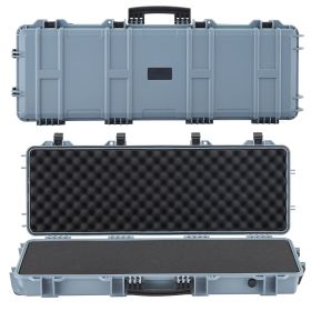 VEVOR Hard Rifle Case, Lockable Rifle Case with Pre-cut Foams, 40 in Gun Storage with Wheels