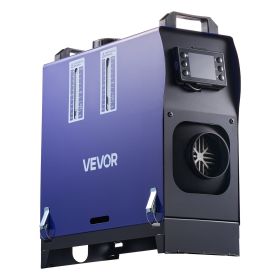 VEVOR Diesel Heater, 8KW, DC 12V/24V, All in One Portable Diesel Air Heater with Remote Control and LCD Screen, Fast Heating Low Noise