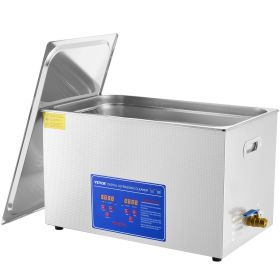 VEVOR Professional Ultrasonic Cleaner, 30 L Ultrasonic Jewelry Cleaner with Digital Timer & Heater