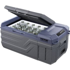 VEVOR Car Refrigerator, 12 Volt Car Refrigerator Fridge, 15 L Single Zone Portable Freezer, -4-68 F Adjustable Range