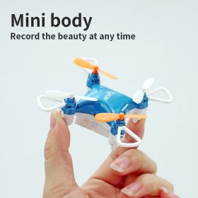 2026 New Handheld Drone Mini Remote Controlled Plane  New Children's Toy Mini Plane Fixed Altitude Four Axis Aircraft (Option: Blue)